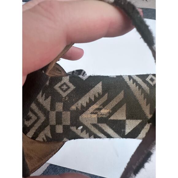 Toms Playa Black/White Woven Sandals - Size 8.5 - Picture 5 of 6